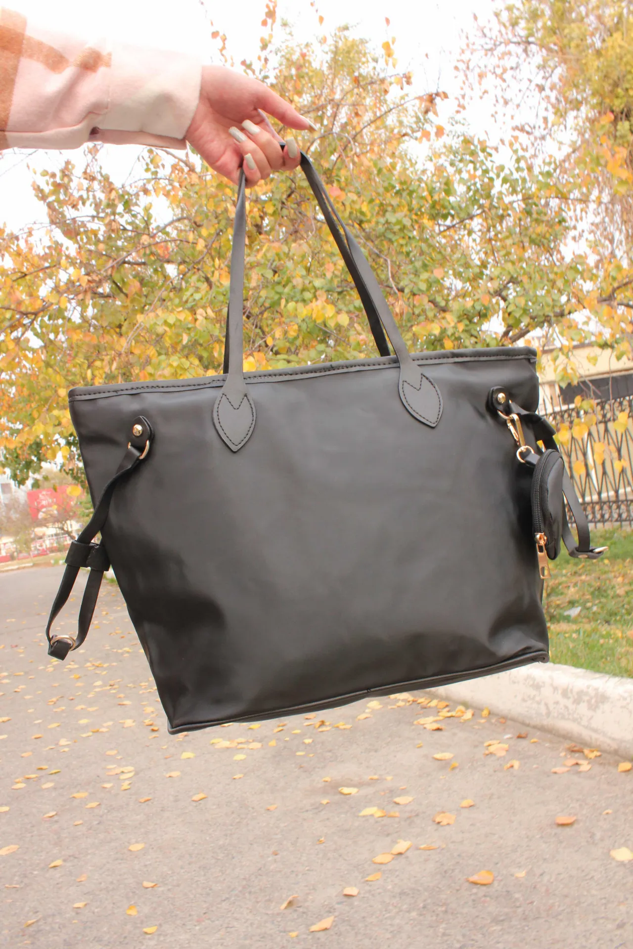 Женская сумка SHK Bag MYZ005BE Черная#2