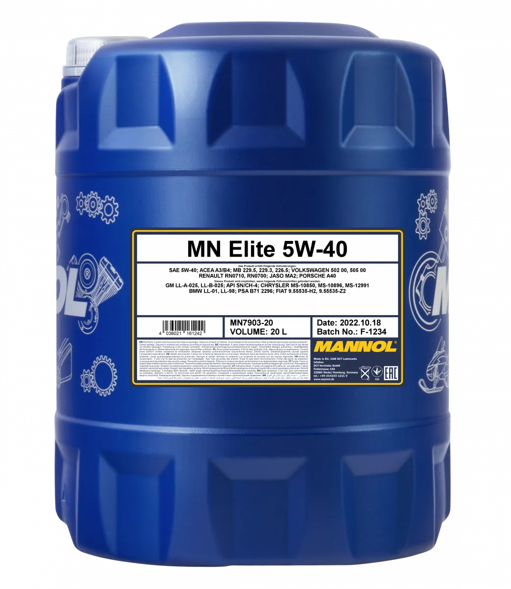 Моторное масло Mannol elite 5W-40#2