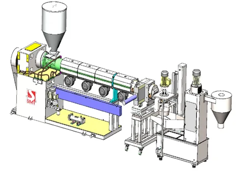 Система рециркуляции/гранулирования/гранулирования (150 КГ/ЧАС) SMT-100 PE/PP#4