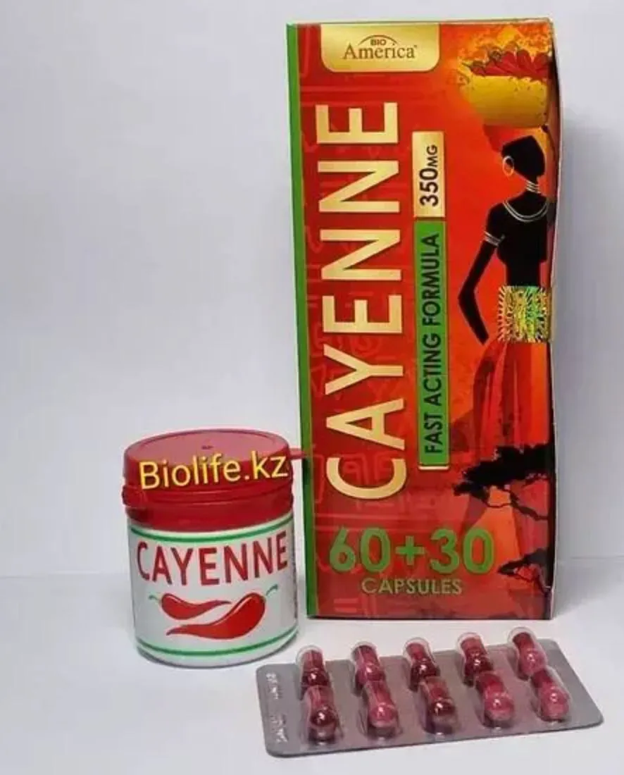 Капсулы для похудения Cayenne ( Кайенн ) 60+30 капсул#2
