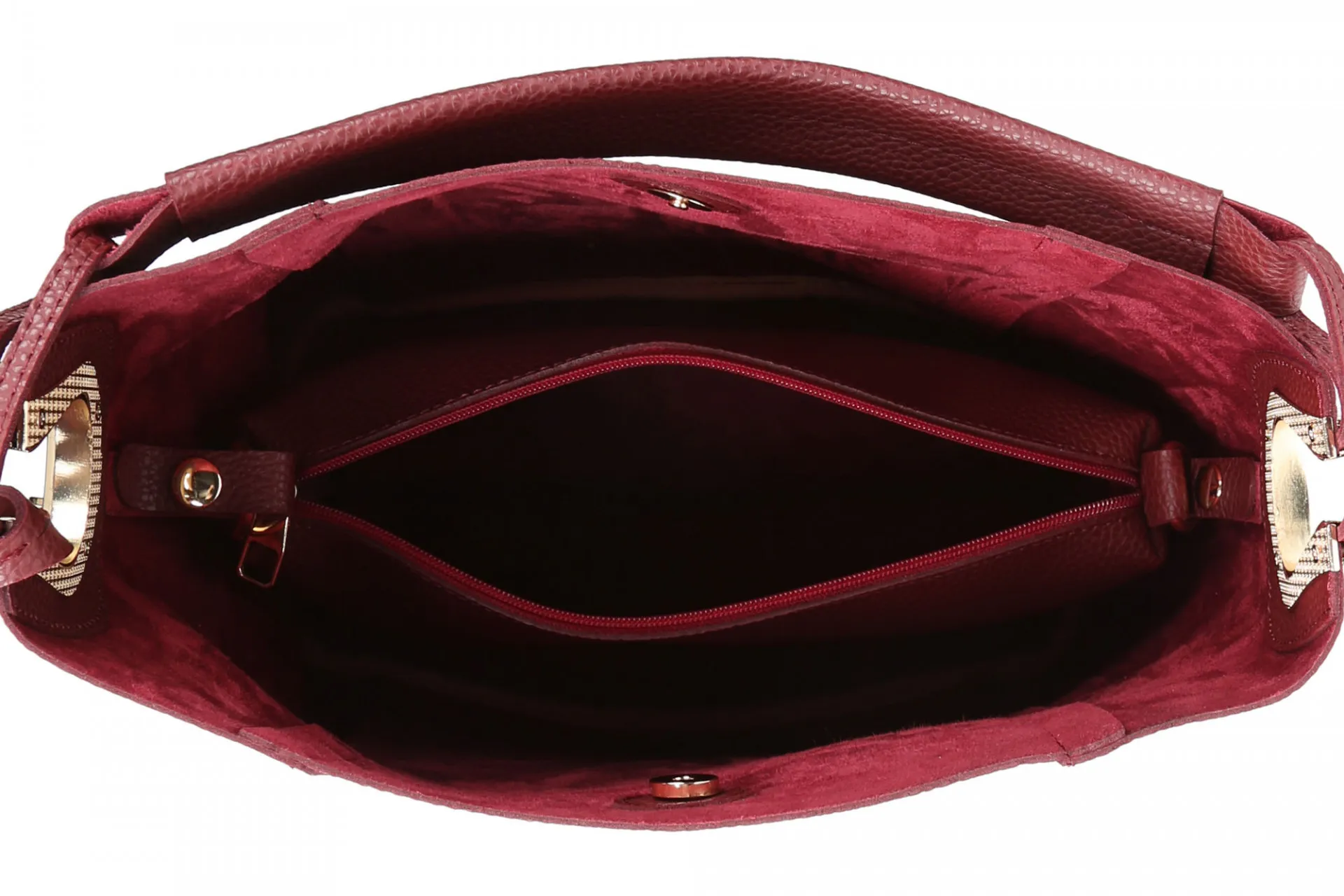 Женская сумка 1065 Бордово-красная#4