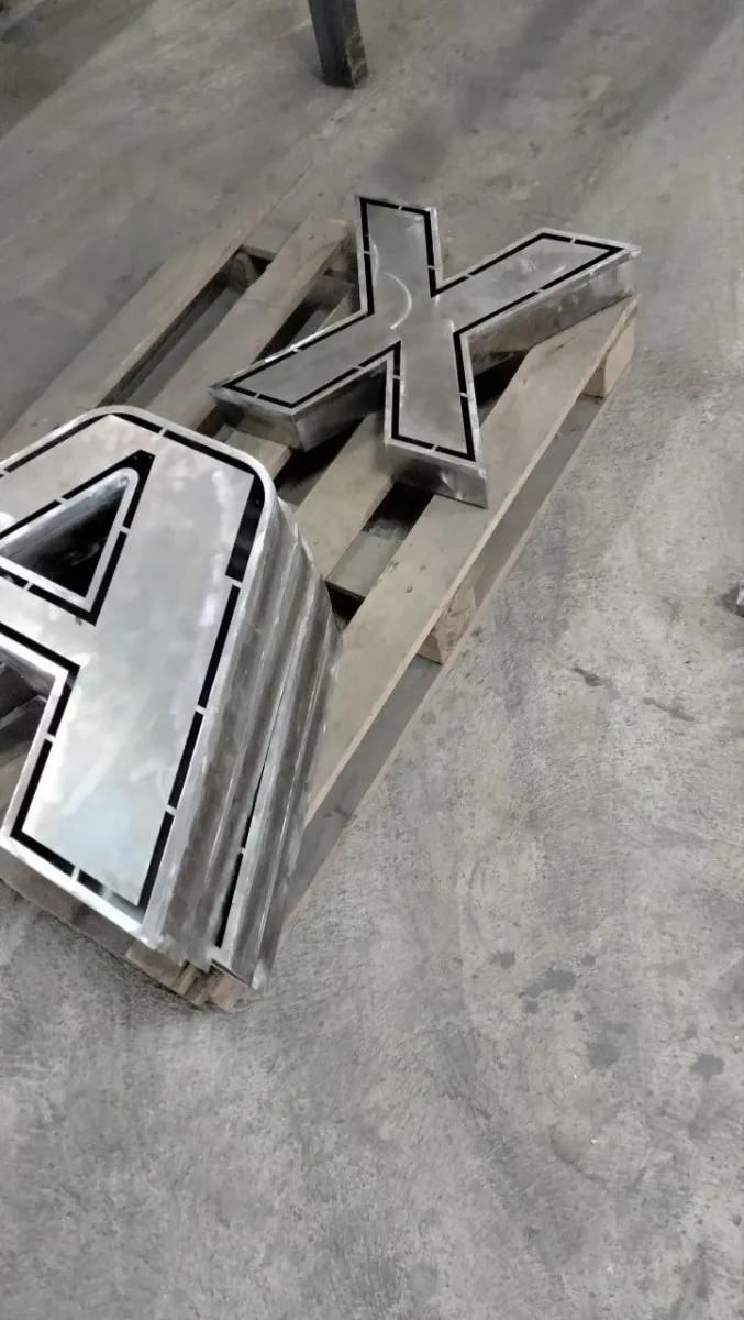 Изготавливаем объёмные буквы из металла (3D)#4