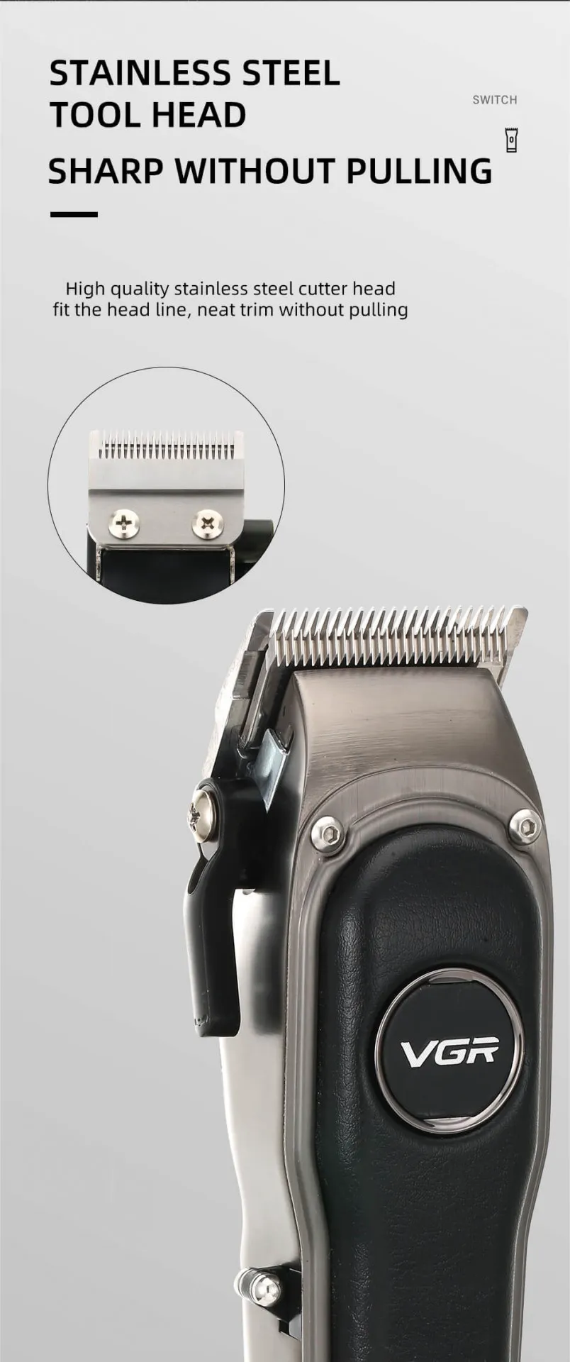 Высококачественный комплект для стрижки волос парикмахера vgr V-673#7