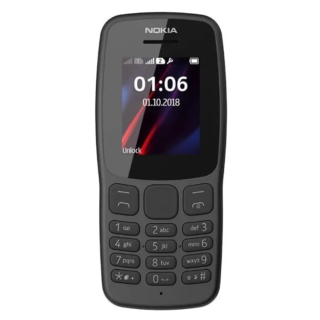 Телефон  Nokia N106 c двумя sim-картами, Серый#2