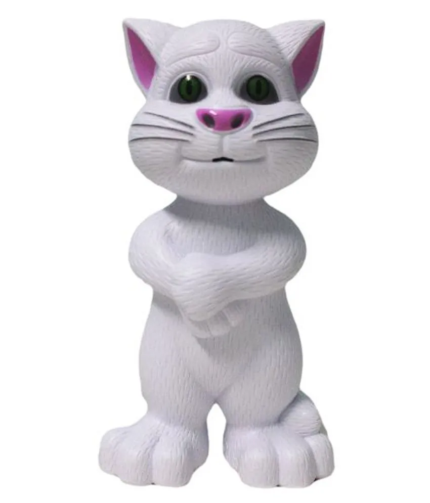 Интеллектуальный трогательный кот том с чудесными голосам d032 SHK Toys белый#2
