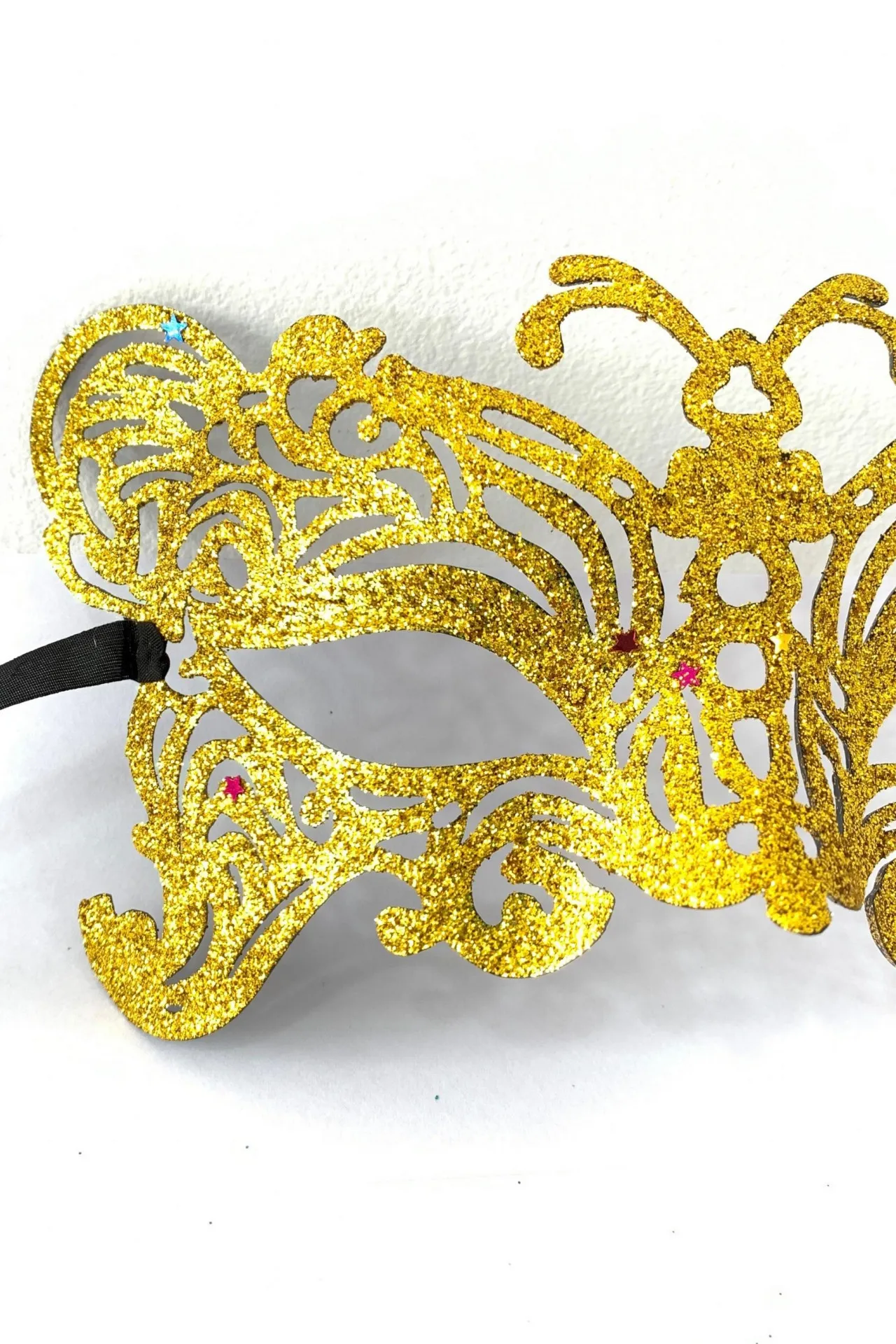 Праздничная маска a010 SHK Gift золотистый#3