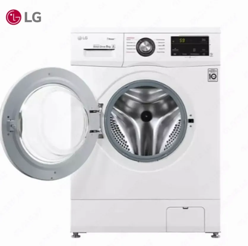 Стиральная машина автомат LG F4J3TS2W 8кг SpaSteam Белый#3