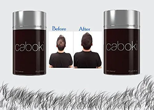 Caboki Hair Building Fibers Консилер от выпадения волос - 25 Граммы (черный)#4