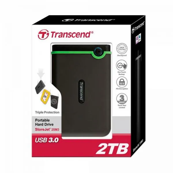 Внешний жесткий диск Transcend - StoreJet 2.5 2000 GB#2