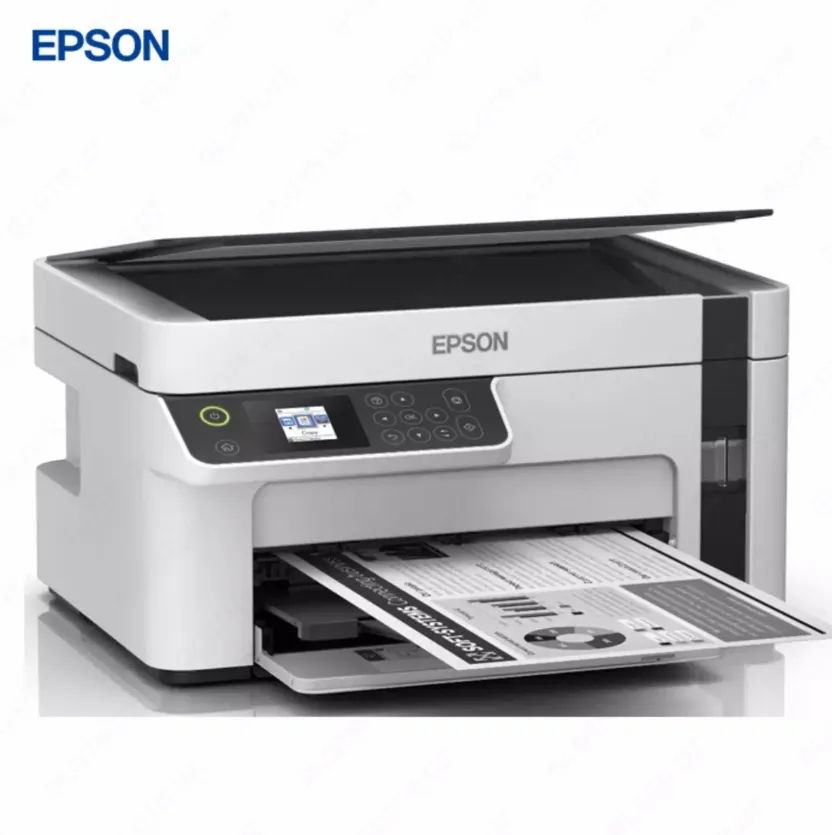 Струйный принтер Epson M2110, черный/белый, A4, Ethernet (RJ-45), USB, черный#4