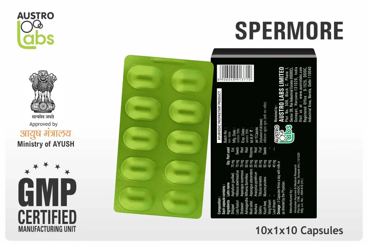Капсулы для мужчин Spermore Austro Labs#3