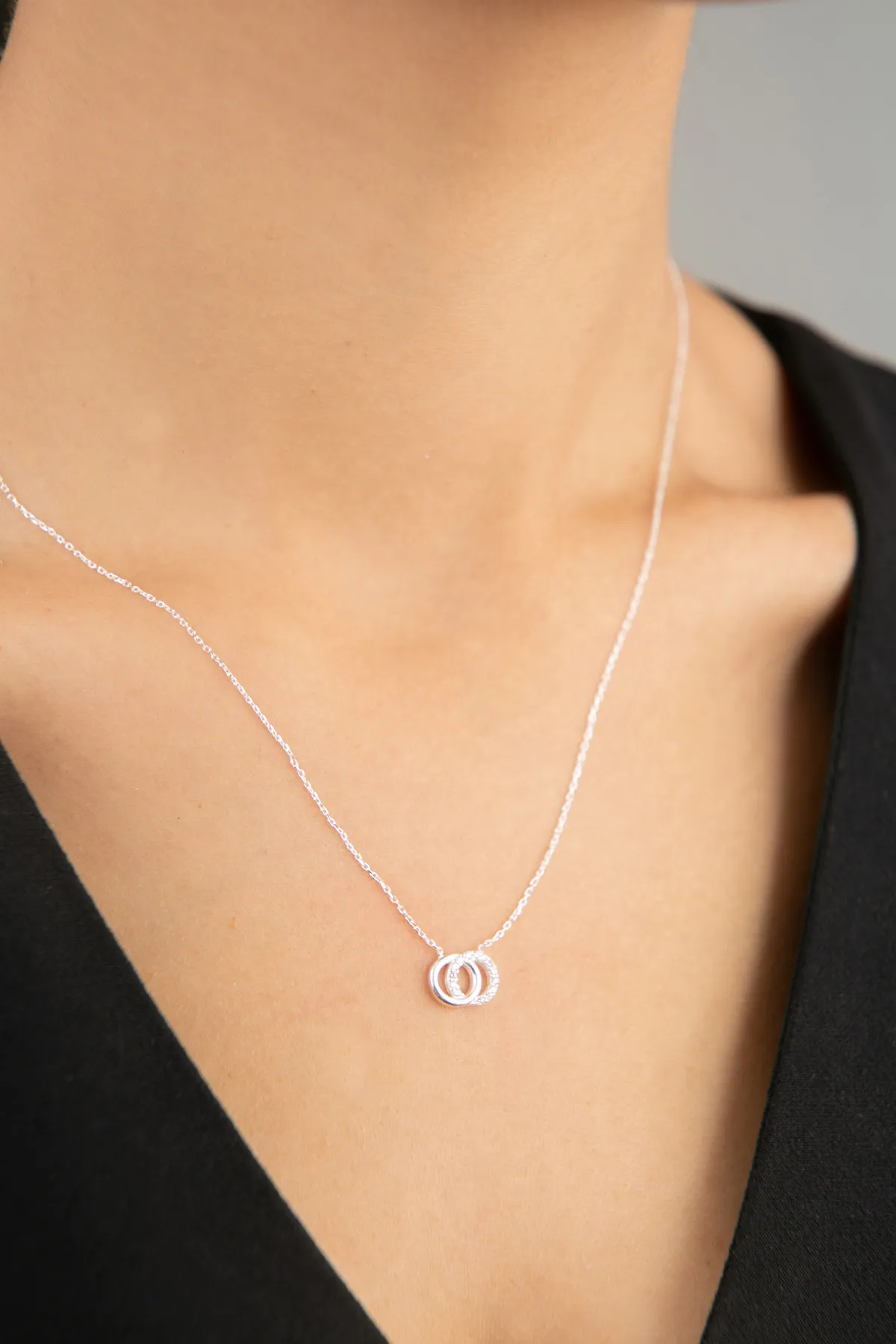 Серебряное ожерелье, модель: вечность fa182169 Larin Silver#2