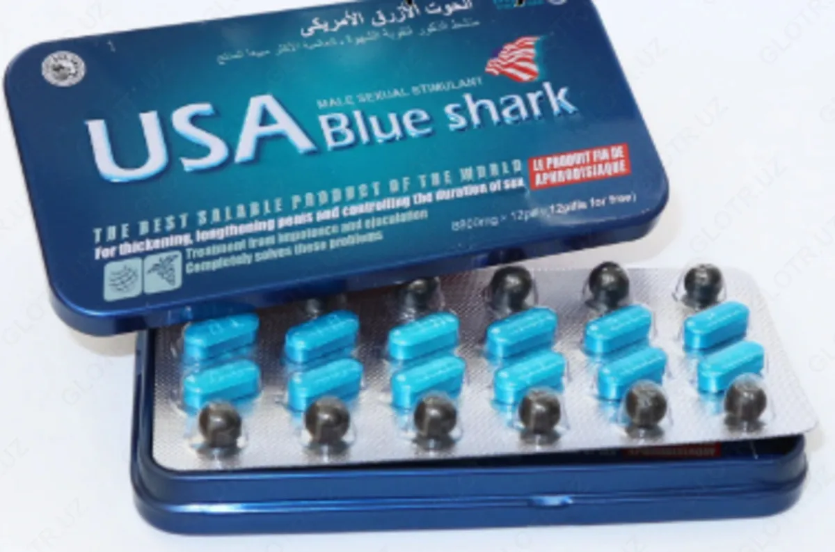 Препарат для мужчин USA Blue Shark (Голубая акула)#3