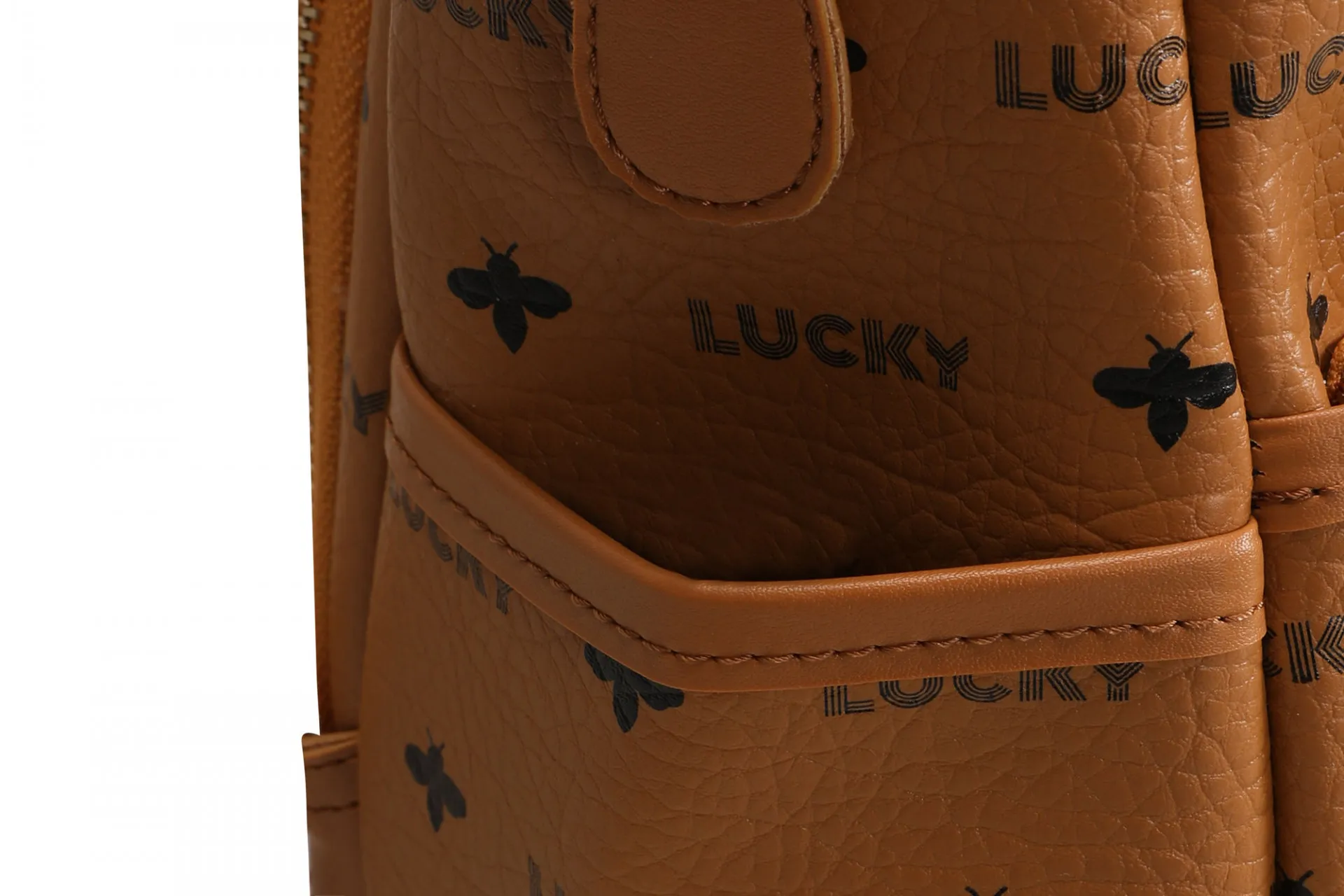 Женский рюкзак Lucky Bees 1538 Горчица#9