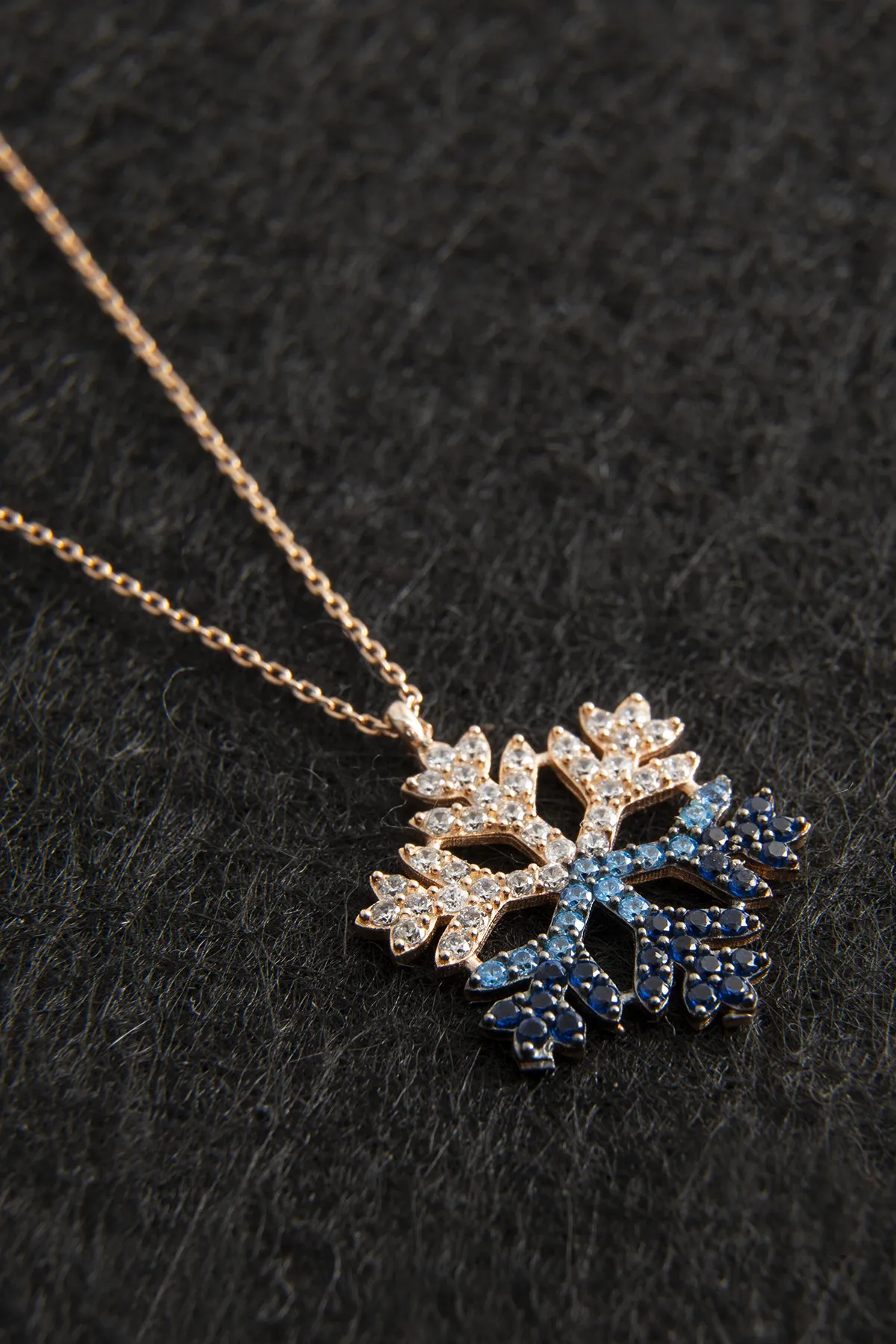 Серебряное ожерелье, модель: снежинка pp2108 Larin Silver#3