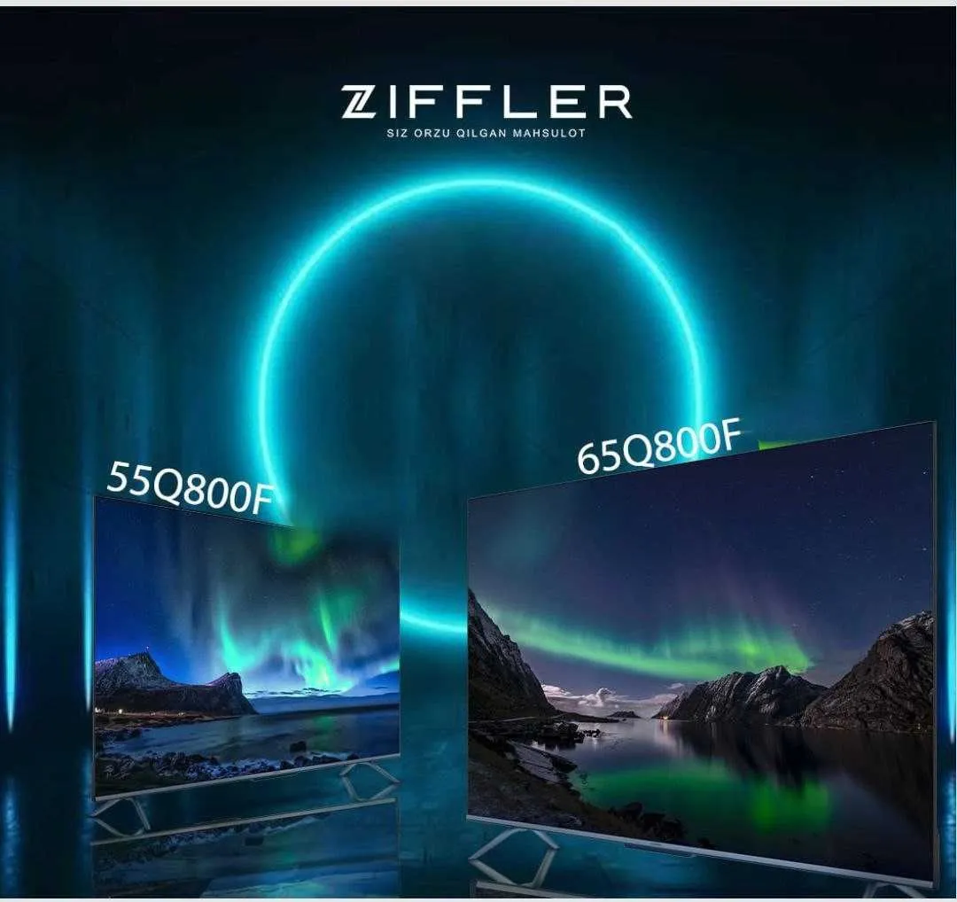 Телевизор Ziffler 65" HD QLED Smart TV Wi-Fi Android#2