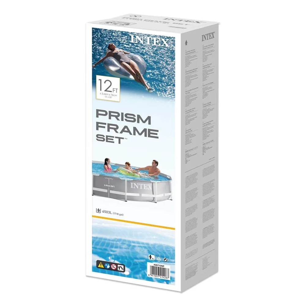 Каркасный бассейн Intex Prism Frame Pool 26710, 3.66 х 0.76 м, 6503л#4