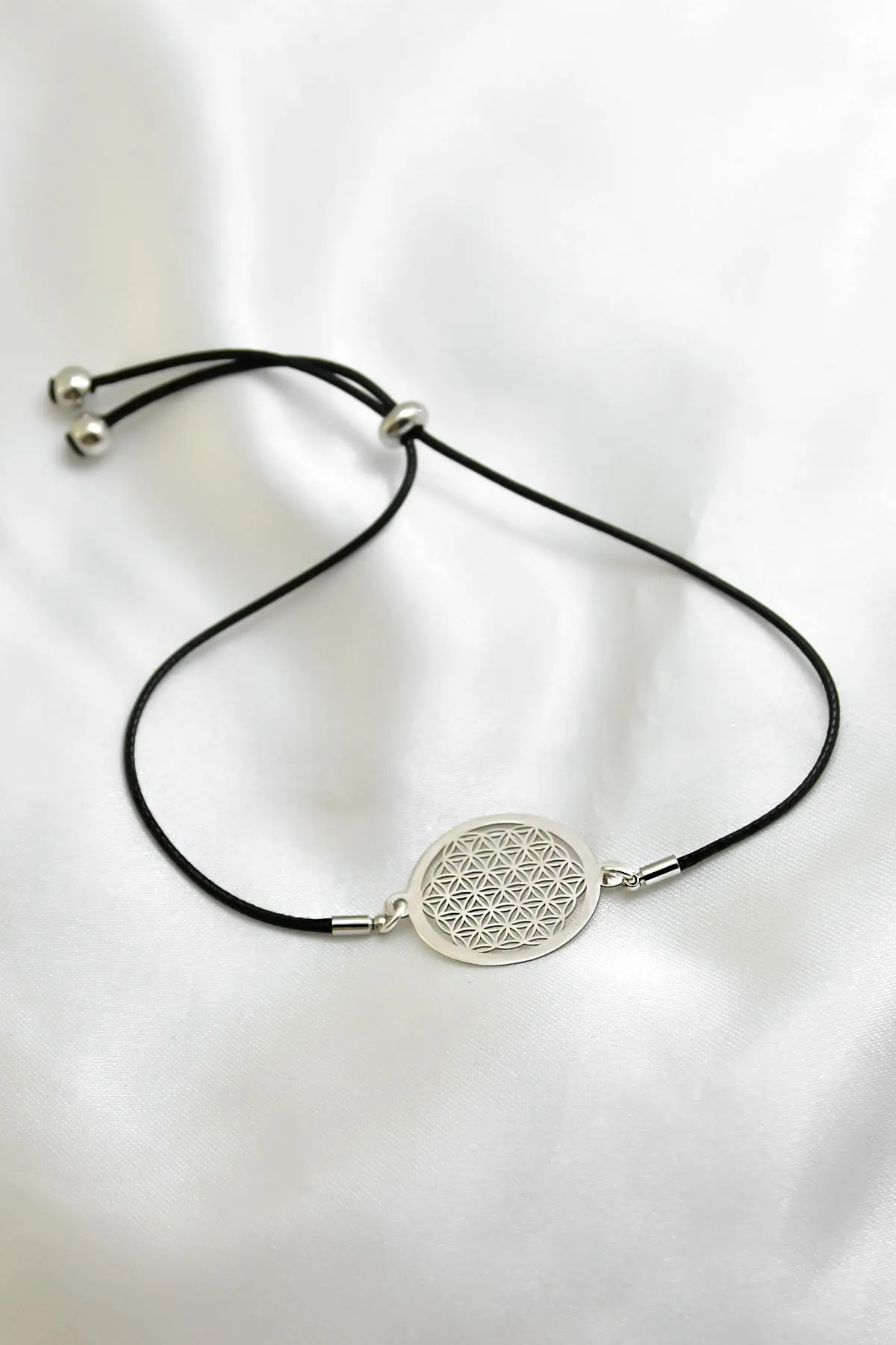 Женский серебряный браслет с родиевым покрытием Larin Silver UVPS200347#2