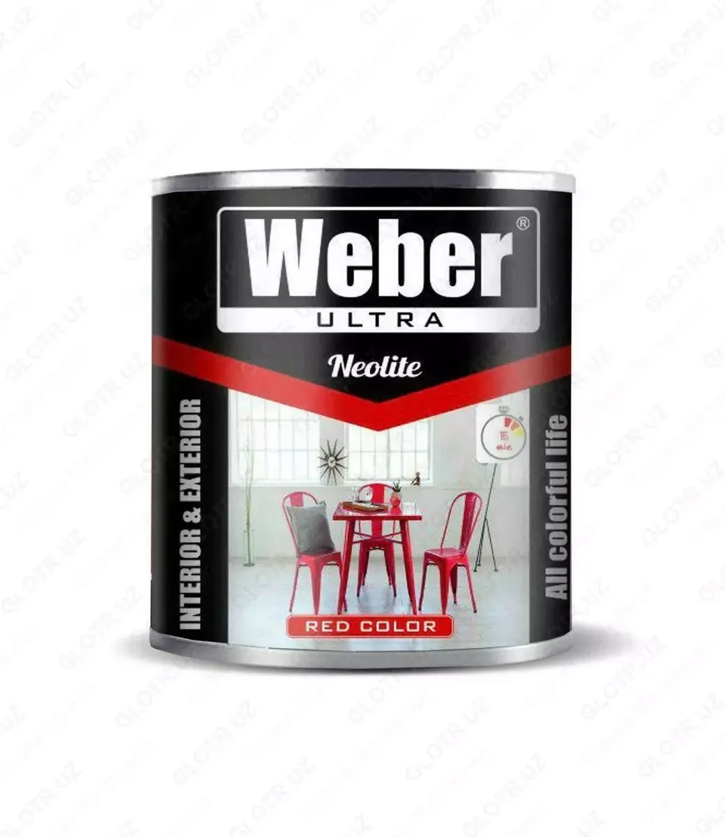 Краска Weber 2.5 кг красная#2