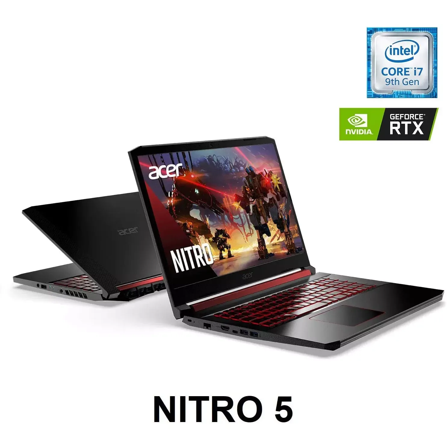 Ноутбук Acer Nitro 5 AN515-54-728C / NH.Q96AA.003 / 15.6" Full HD 1920x1080 IPS / Core™ i7-9750H / 16 GB / 256 GB SSD / GeForce RTX2060#5