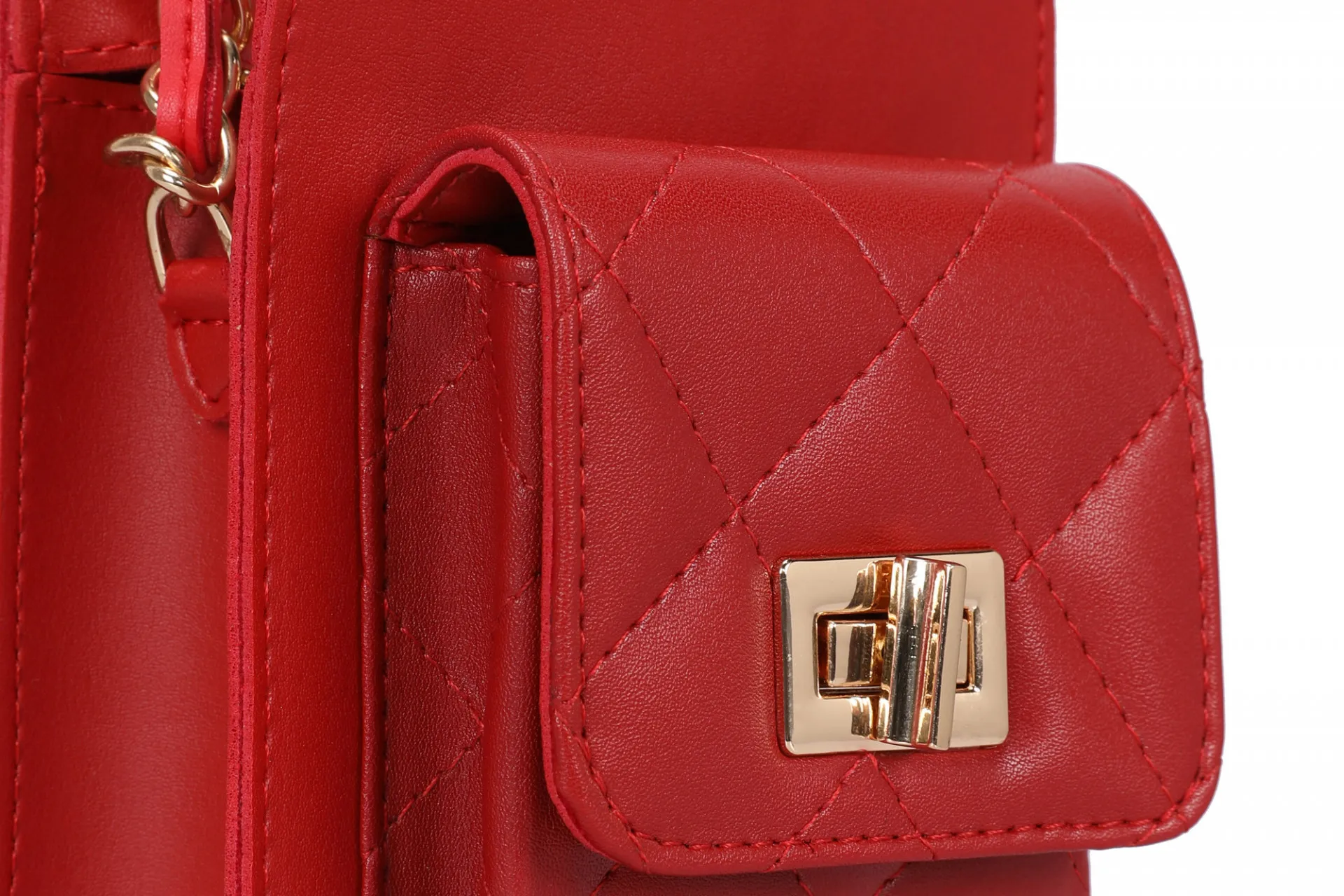 Женская сумка 1509 Красная#6