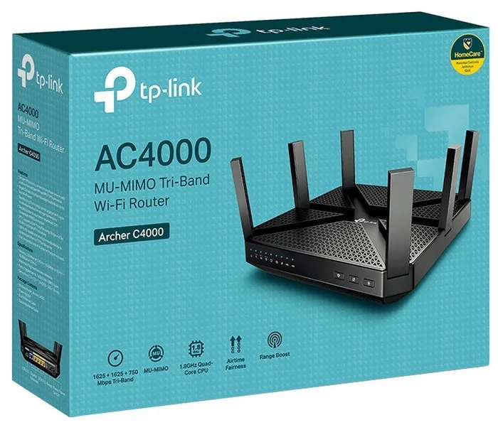 Wi-Fi роутер TP-LINK Archer C4000  AC4000#4
