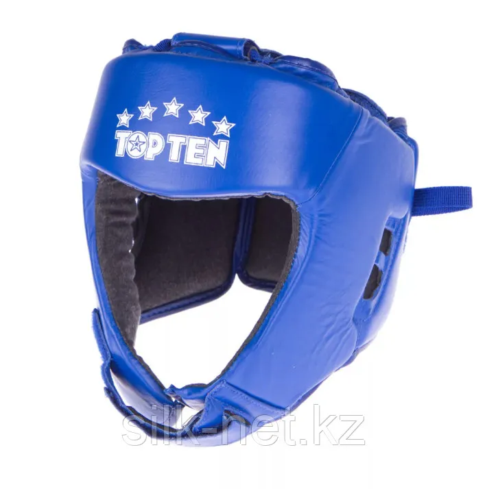 Боксерский шлем TOP TEN fight кожа + в подарок эластичный бинт YC Support YC-6092#2