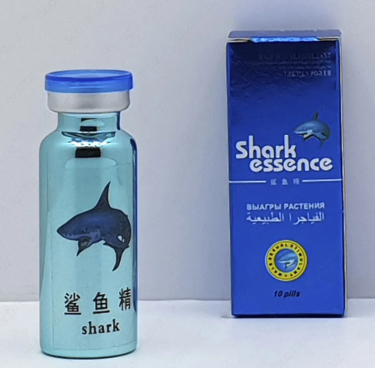 БАД для потенции с экстрактом виагры акулы Shark Essence (10 таблеток)#4
