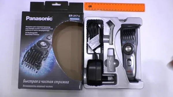 Trimmer Panasonic ER217S520 (1-20 mm, ish vaqti 50 min, 5800 rpm, nam/quruq), 3 yil kafolat#3