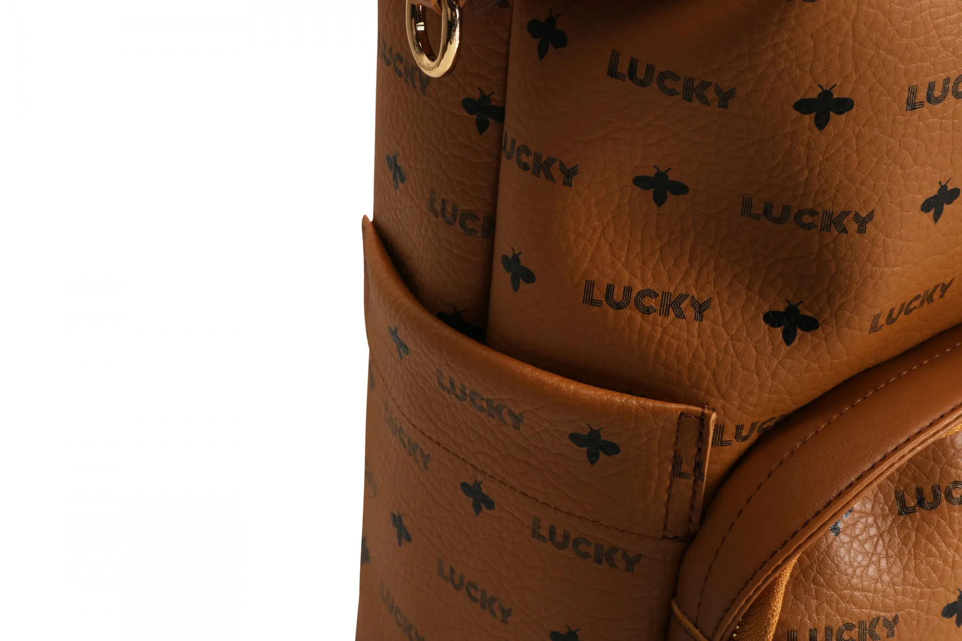 Женский рюкзак Lucky Bees 1534 Горчица#7