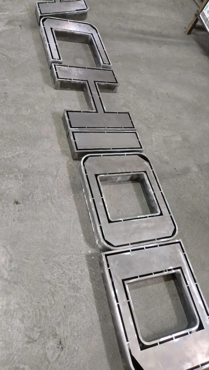 Изготавливаем объёмные буквы из металла (3D)#3