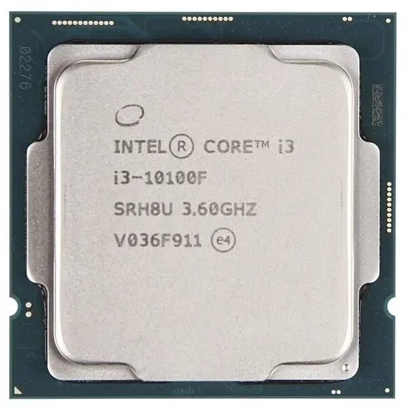Процессор Intel-Core i3 — 10100F, 3.6 GHz, 6MB, oem, LGA1200, Comet Lake#3