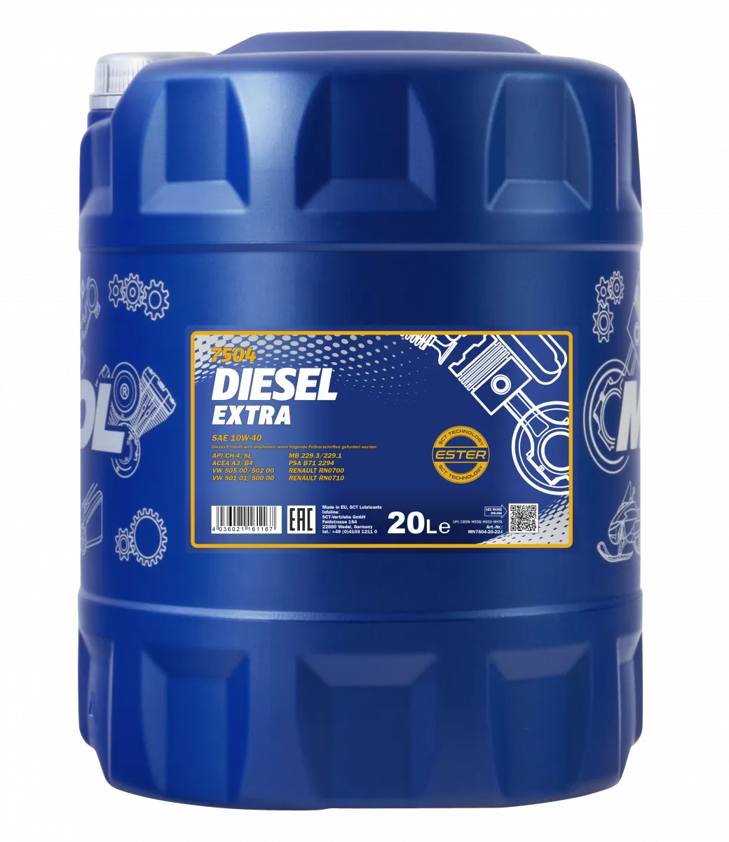 Моторное масло Mannol diesel Extra 10W-40#2