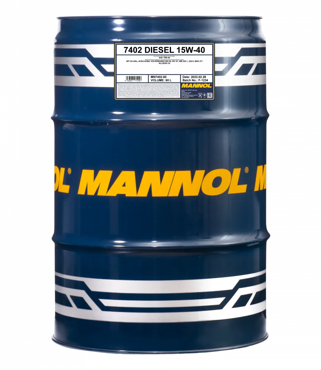 Моторное масло Mannol diesel 15W-40#3