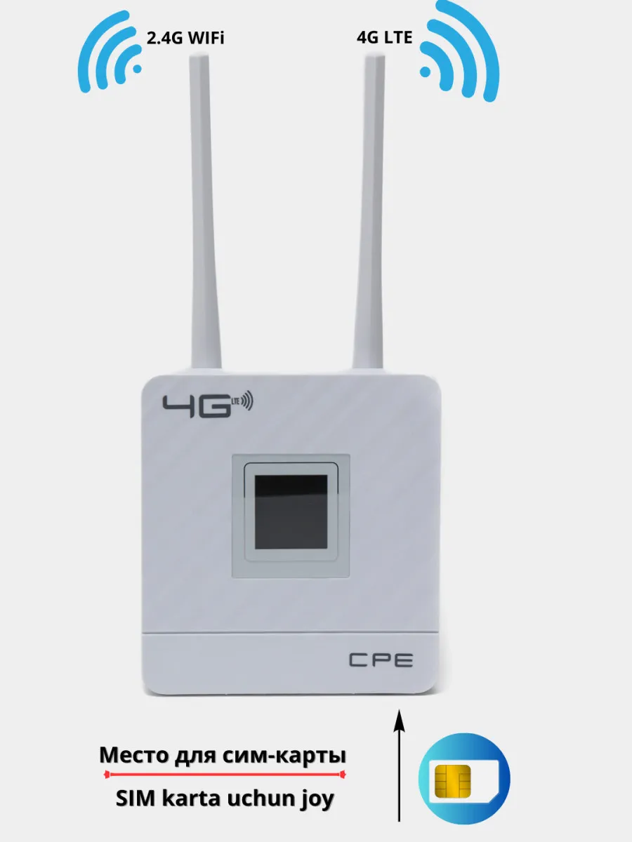 Wi-Fi роутер модем 4G CPE 903 со слотом для SIM-карты, 2-х антенный#6