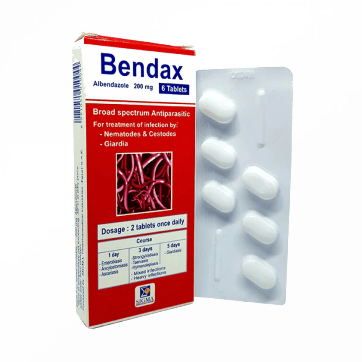 Бендакс (Bendax) от глистов и паразитов из Египта#8