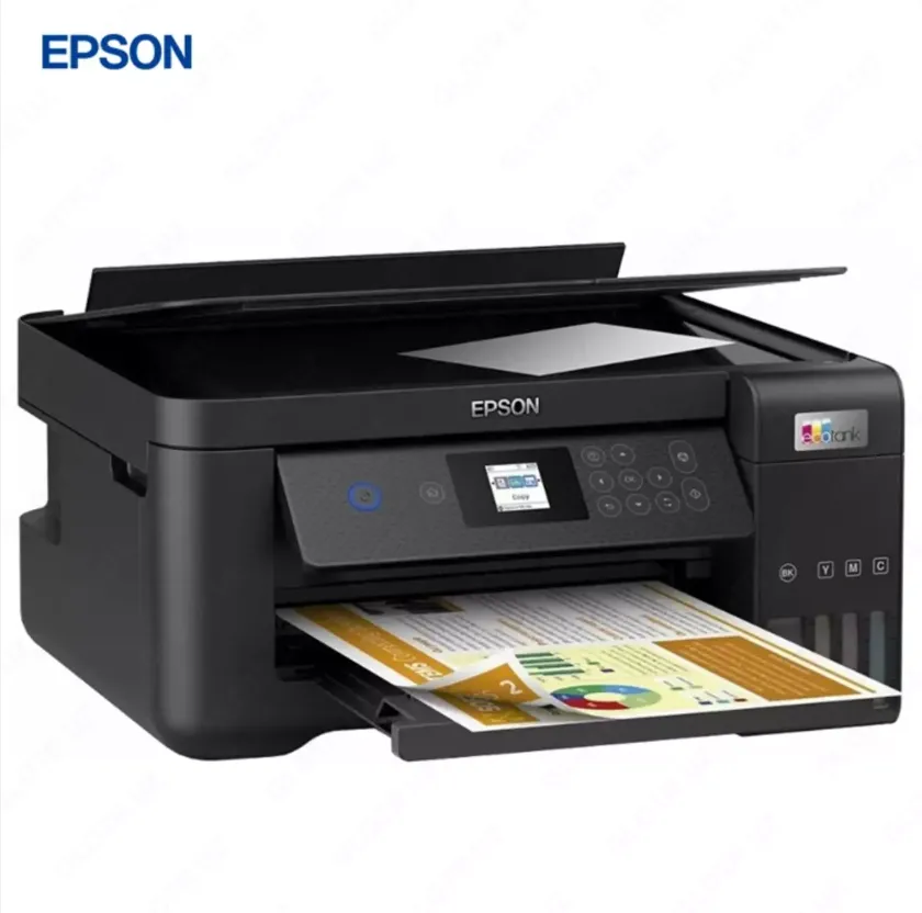 Струйный принтер Epson L4260, цветной, A4, AirPrint, USB, Wi-Fi, черный#5