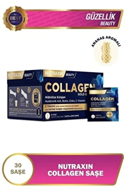 Nutraxin Collagen Gold sifatli parhez qo'shimchasi 30 ta paket#3