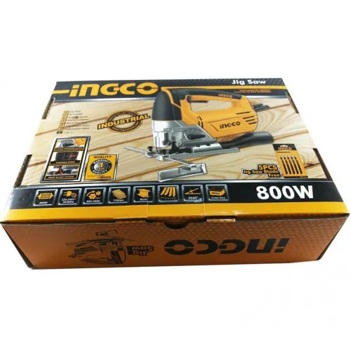 Электрический лобзик INGCO JS80028 INDUSTRIAL + набор пильных полотен в подарок#2