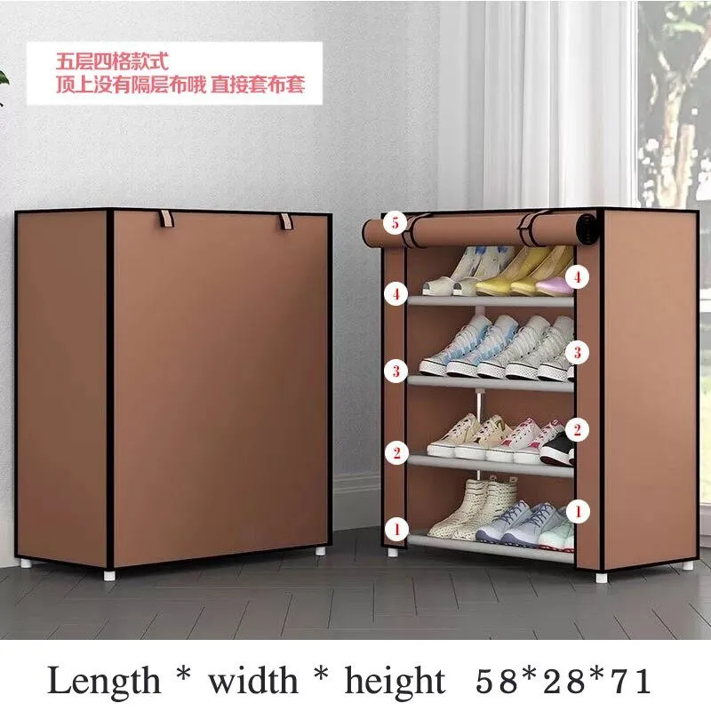 Набор: Складной шкаф/Подставка для обуви/Сушилка для белья трансформер + в подарок магнитная сетка на дверь#3
