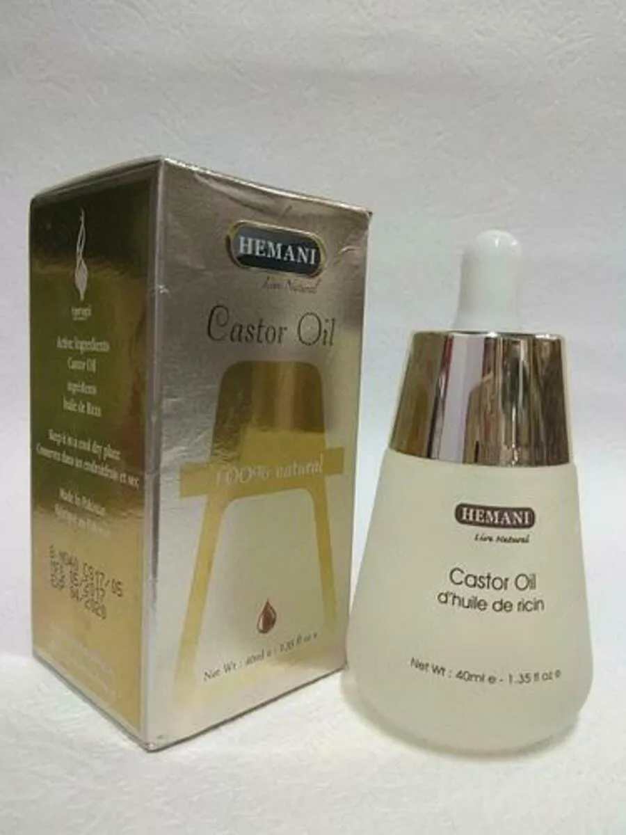 Косметическое касторовое масло - Castor Oil Hemani#2