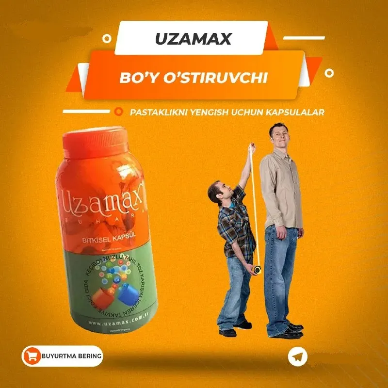 Капсулы для укрепления костей и роста Uzmax#3