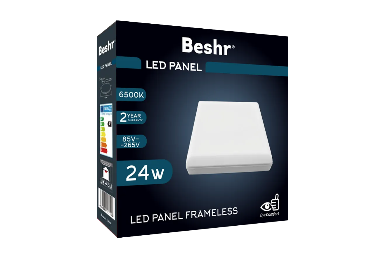 Лампа Beshr Led Panelframeless Square 6500K 24W#2