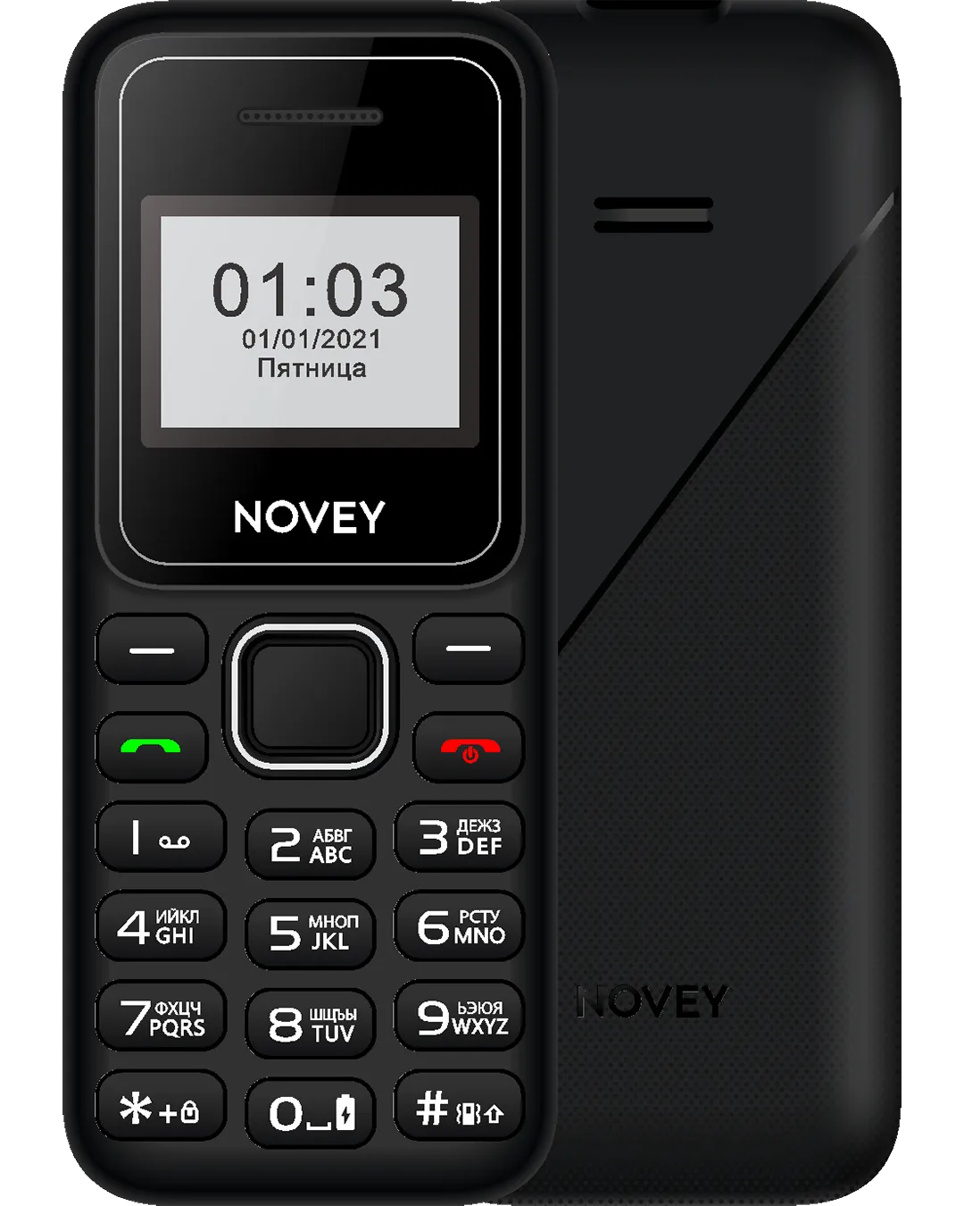 Телефон Novey 103 Black#1
