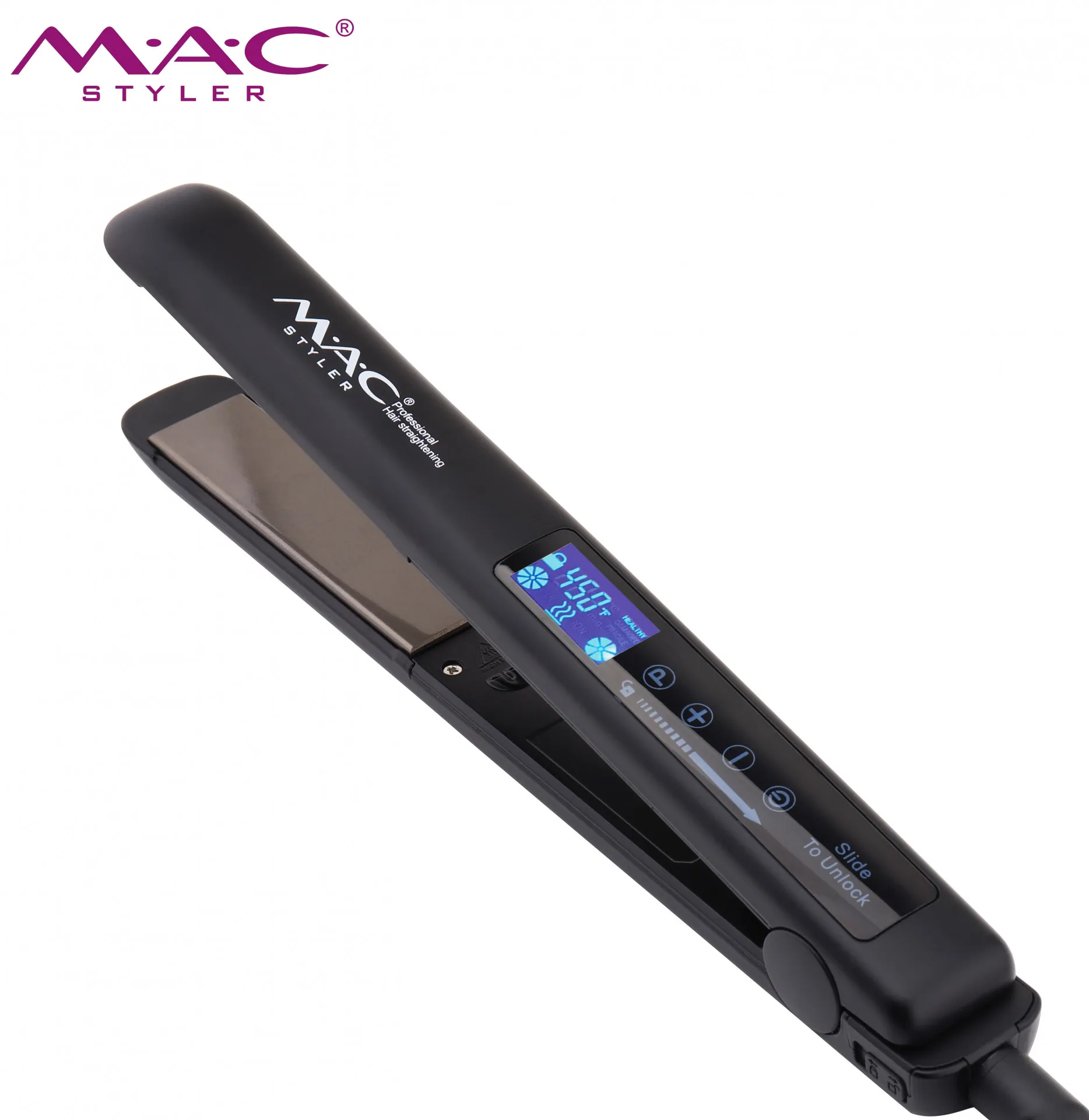 Выпрямитель M.A.C styler MC-5527 выпрямитель для волос с титановой пластиной#2
