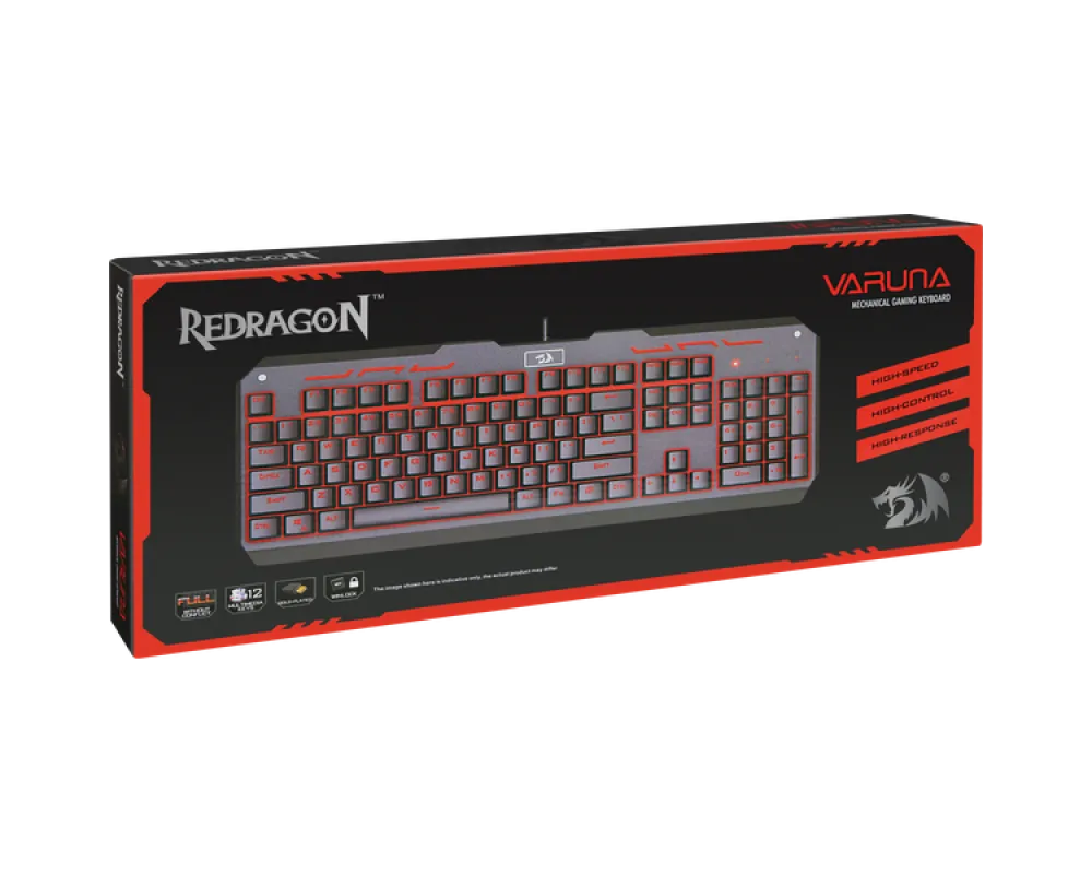 Игровая клавиатура Redragon Varuna Black USB#7