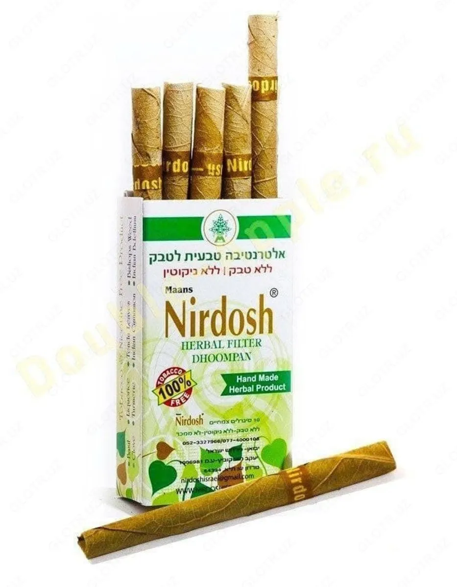 ♻️ Nirdosh — никотинсиз ўсимлик сигареталари#2