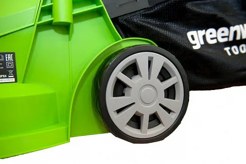 Газонокосилка GreenWorks 1200W электрическая GLM1232 (33 см)#8