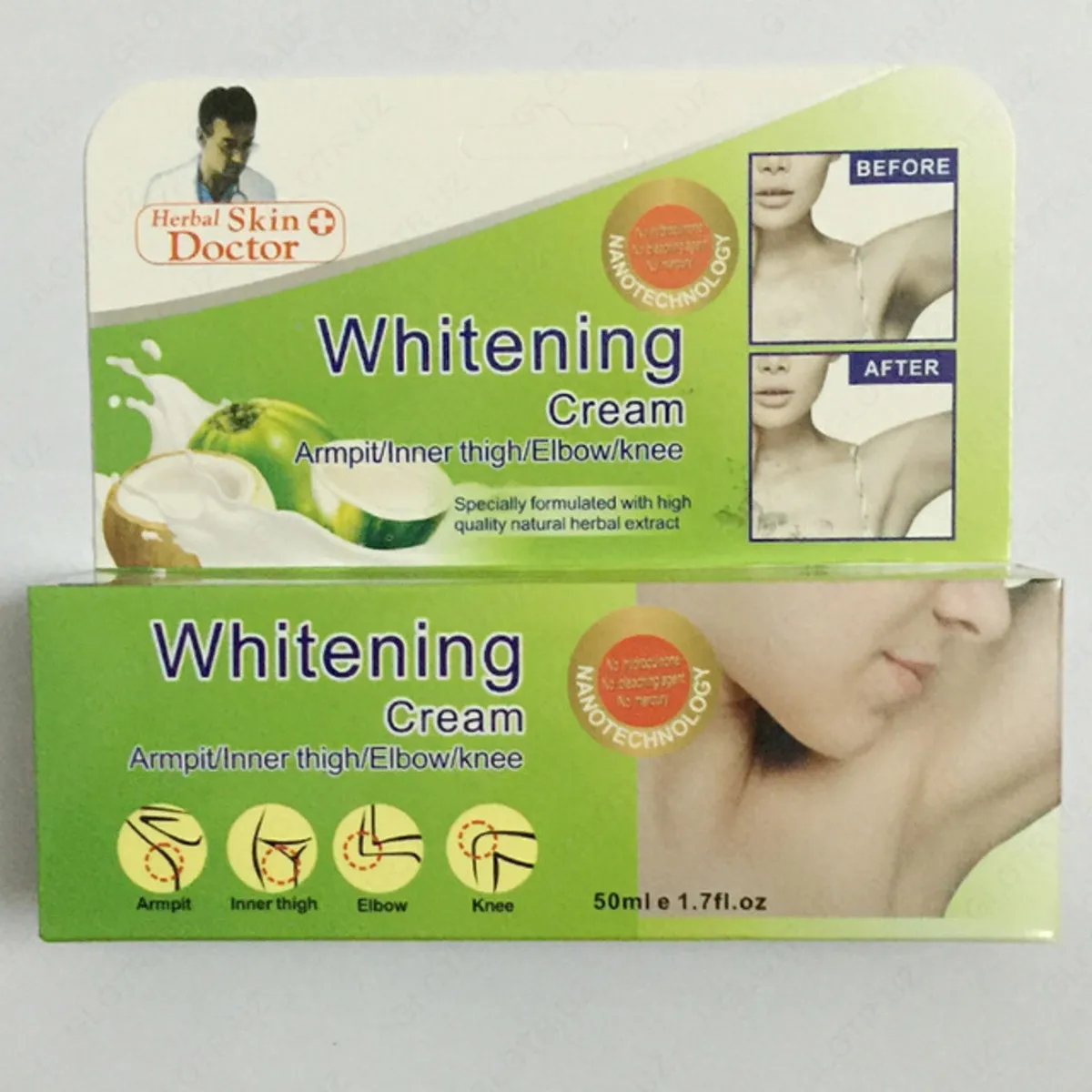 Лечебный отбеливающий крем для женщин Whitening Cream#2