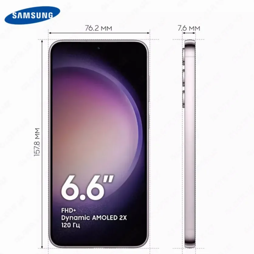 Смартфон Samsung Galaxy S916 5G 8/256GB (S23+) Светло-розовый#4